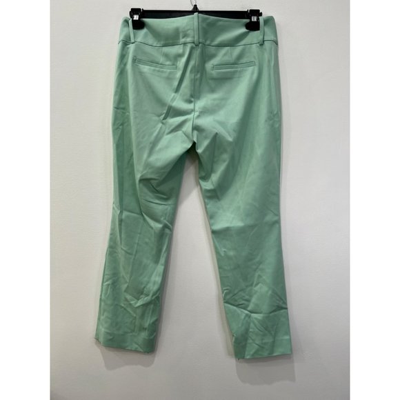 NWT Alice & Olivia Size 10 Stacey Slim-Fit Ankle Pants in Mint MSRP $275 - Picture 9 of 12